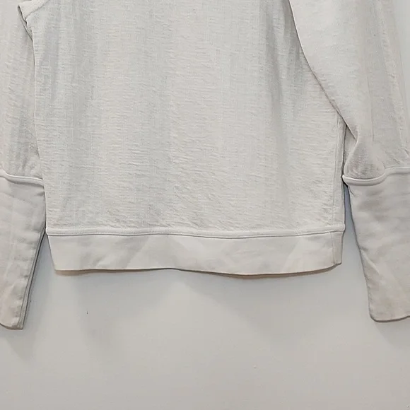 Apiece Apart 100% Organic Cotton Olimpio Sweatshirt Off White Cream Sz XS - Picture 7 of 16